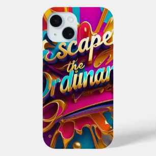 "Vibrant Life Escapes" iPhone 15 Case