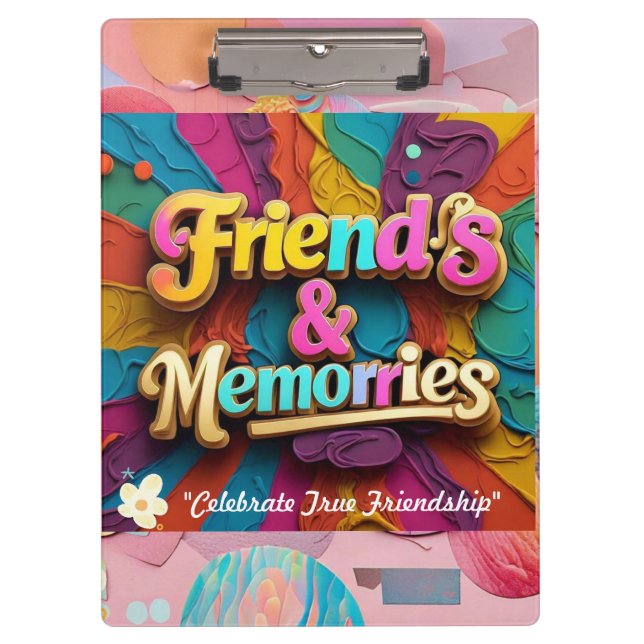 "Vibrant Life Experiences" Clipboard (Front)