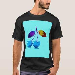 Vibrant light blue cherries T-Shirt