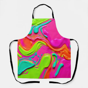 Vibrant Liquid Paint Apron