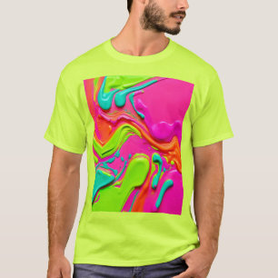Vibrant Liquid Paint T-Shirt