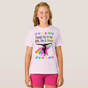 VIBRANT LITTLE BUT FIERCE GYMNASTICS DESIGN T-Shirt