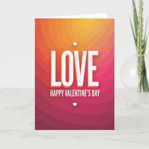 Vibrant Love Card