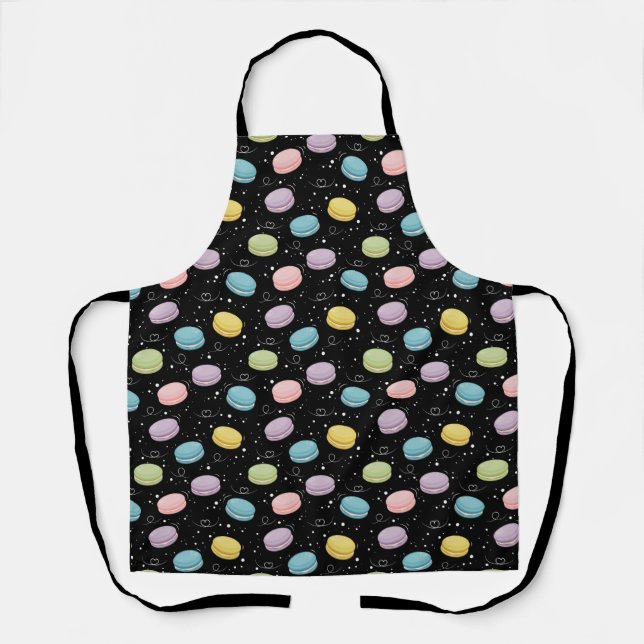 Vibrant Macarons Delight Apron (Front)
