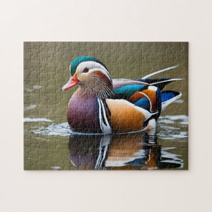Vibrant Mallard Duck Jigsaw Puzzle
