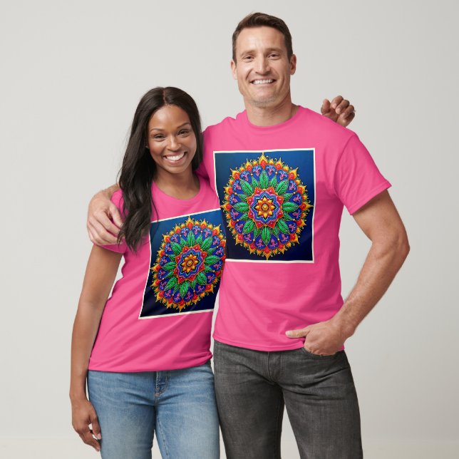 Vibrant Mandala Artistry T-Shirt (Unisex)