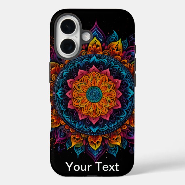 Vibrant Mandala Swirl: OtterBox Case-Mate iPhone Case (Back)