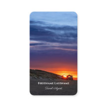 Vibrant maritime beach sunset travel agent ocean