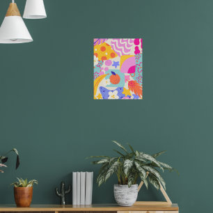 Vibrant Maxi Patchwork Poster