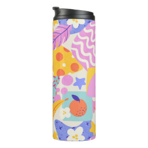 Vibrant Maxi Patchwork Thermal Tumbler