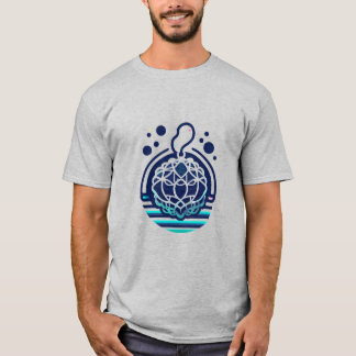 Vibrant Mesh Pouf Sponge Logo - 8K Sticker Design T-Shirt