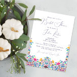 Vibrant Mexican Fiesta Rainbow Bridal Shower Invitation<br><div class="desc">Beautiful Invitation to celebrate Special occasions and festivals comes with digital and E-invitation as per your request. We would love to replicate our designs to make multiple products like rsvp cards, labels envelopes, and more. Customisation is available for ready to print on request at info@shamaurcreatif@gmail.com Look Forward to hearing from...</div>