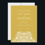 Vibrant Mexican Fiesta Rainbow Mandala Wedding Invitation<br><div class="desc">Beautiful invitations and stationery for special occasions and festivals are available in both physical and digital formats. We can extend any design into matching items such as RSVP cards,  labels,  envelopes,  and more. Customization is available upon request. Looking forward to hearing from you!</div>