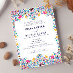 Vibrant Mexican Fiesta Rainbow Photo Wedding  Invitation<br><div class="desc">Beautiful Invitation to celebrate Special occasions and festivals comes with digital and E-invitation as per your request. We would love to replicate our designs to make multiple products like rsvp cards, labels envelopes, and more. Customisation is available for ready to print on request at info@shamaurcreatif@gmail.com Look Forward to hearing from...</div>