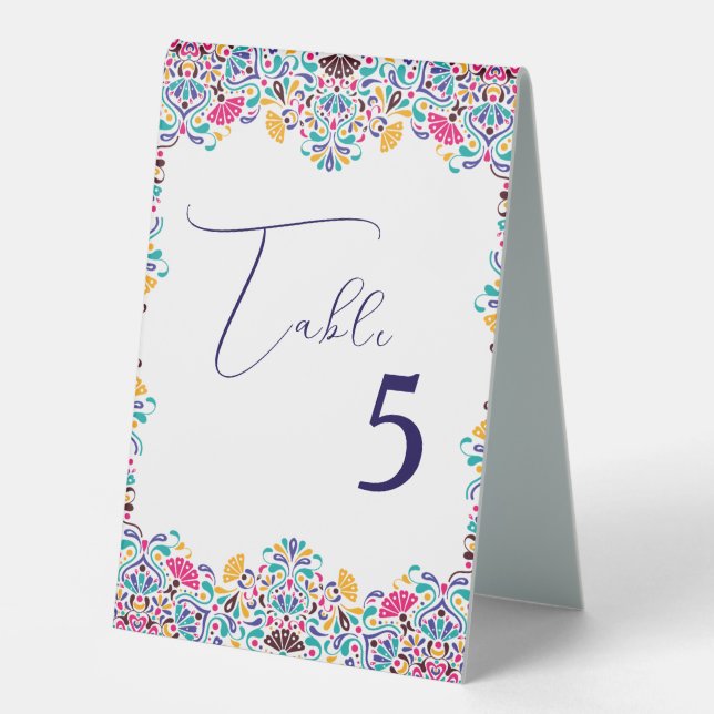 Vibrant Mexican Fiesta Style Rainbow Wedding (Front)