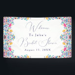 Vibrant Mexican Fiesta Style Rainbow Wedding Banner<br><div class="desc">Beautiful Invitation to celebrate Special occasions and festivals comes with digital and E-invitation as per your request. We would love to replicate our designs to make multiple products like rsvp cards, labels envelopes, and more. Customisation is available for ready to print on request at info@shamaurcreatif@gmail.com. Look Forward to hearing from...</div>