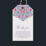 Vibrant Mexican Fiesta Style Rainbow Wedding Gift Tags<br><div class="desc">Beautiful Invitation to celebrate Special occasions and festivals comes with digital and E-invitation as per your request. We would love to replicate our designs to make multiple products like rsvp cards, labels envelopes, and more. Customisation is available for ready to print on request at info@shamaurcreatif@gmail.com. Look Forward to hearing from...</div>