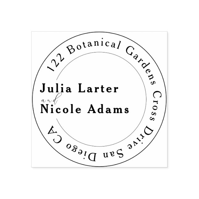 Vibrant Mexican Fiesta Style Rainbow Wedding Rubber Stamp (Imprint)