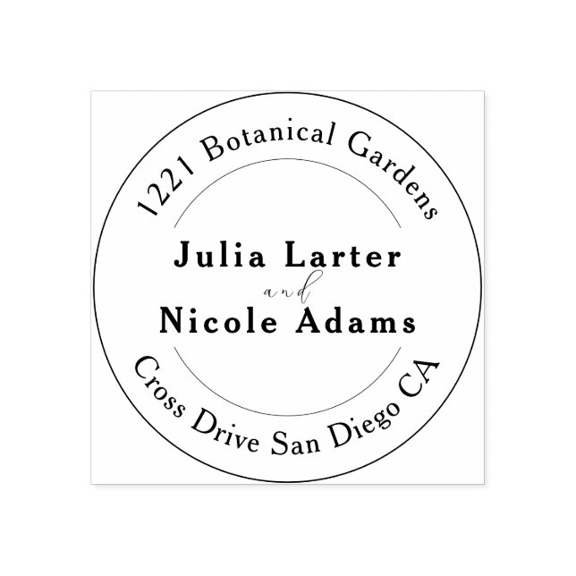 Vibrant Mexican Fiesta Style Rainbow Wedding Rubber Stamp (Imprint)