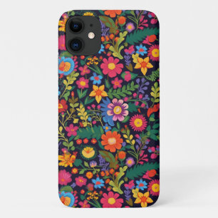 Vibrant Mexican Flower Pattern Phone Case