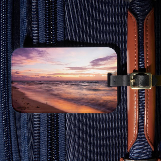 Vibrant Mexican Sunrise Luggage Tag (Front Insitu 4)