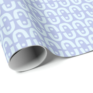 Vibrant Modern Pattern with Bold Colour Shapes Wrapping Paper