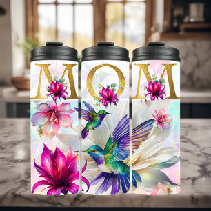 Vibrant Mom Hummingbird Thermal Tumbler
