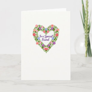 Vibrant Moms Day Floral Card