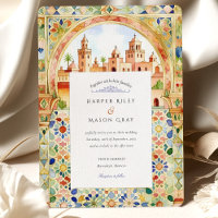 Vibrant Moroccan Tile & Marrakesh Arch Wedding