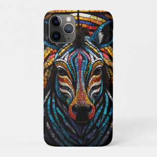 Vibrant Mosaic Zebra iPhone 11 Pro Case