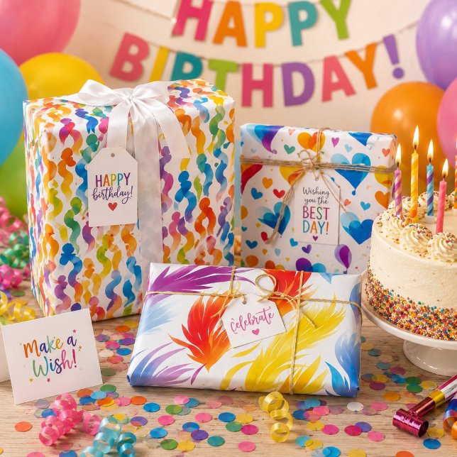 Vibrant Multi-Colored Wrapping Paper (Creator Uploaded)
