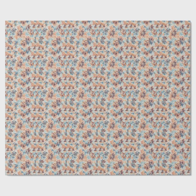 Vibrant multicolor classic trendy pattern design w wrapping paper (Flat)