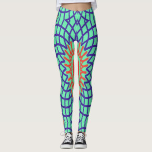 Vibrant multicolor "Ratti_Creative_Arts" Leggings