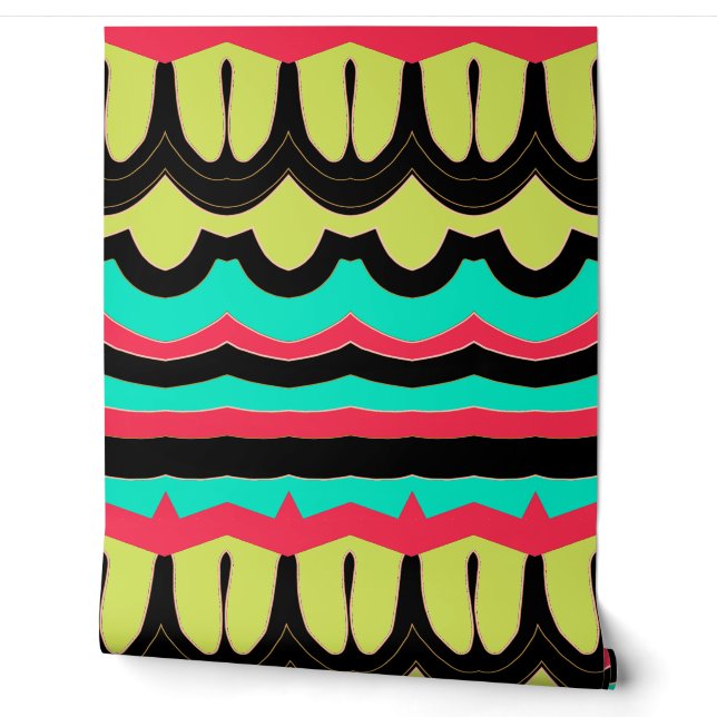 Vibrant multicolor "Ratti_Creative_Arts" wallpaper (Unrolling)