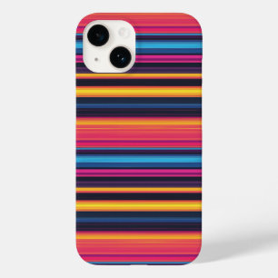 Vibrant Multicolor Stripe Modern Abstract Pattern Case-Mate iPhone 14 Case