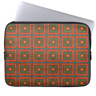 Vibrant Multicolors Wrapping Paper Laptop Sleeve