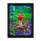 Vibrant Mushroom - Postcard