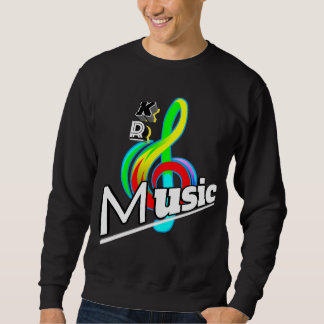 "Vibrant Music Logo T-Shirt - Perfect for Music Sweatshirt