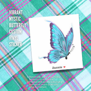 Vibrant Mystic Butterfly Custom Vinyl Sticker