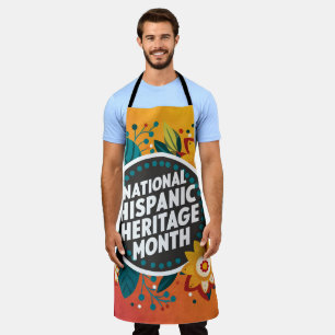 Vibrant National Hispanic Heritage Month Apron
