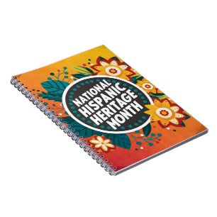 Vibrant National Hispanic Heritage Month  Notebook