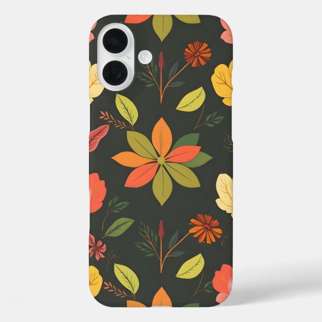 Vibrant Natural Elements iPhone16 Case - Colourful (Back)