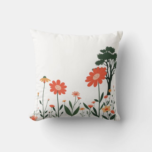 Vibrant Nature Art for Home & Gifts | Pillow (Front)