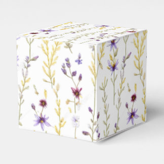 Vibrant Nature-Inspired Wildflowers Favour Box