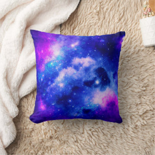 Vibrant Nebula Exploration Pattern Cushion