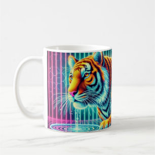 Vibrant Neon Tiger Mug: Perfect for Bold Souls Coffee Mug
