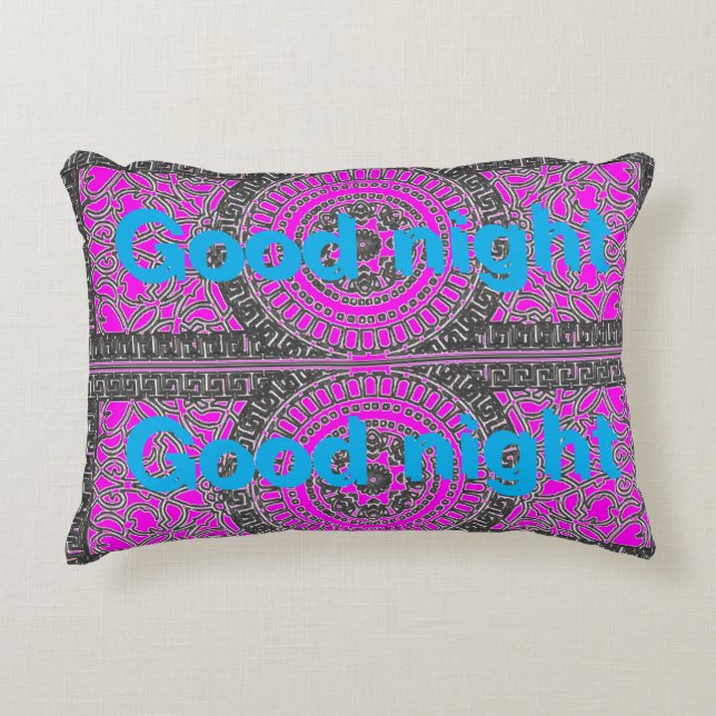 Vibrant New Design Lumbar Pillow – (Front)
