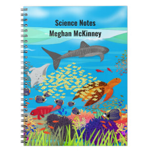 Vibrant Ningaloo Coral Reef Inspired Notebook