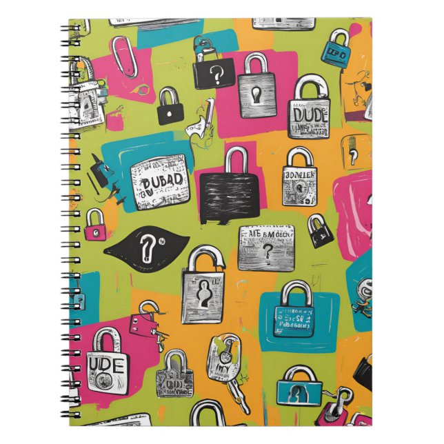 Vibrant Notebook with Cool and Original Design (Front)
