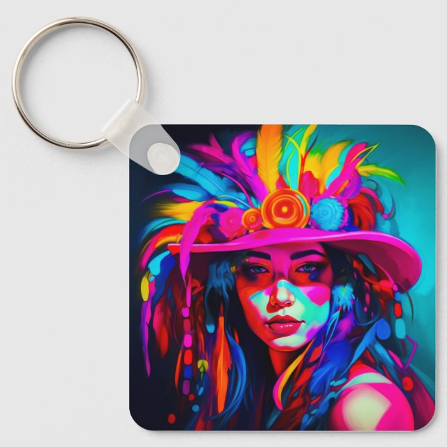 Vibrant Nuse Key Ring (Front)